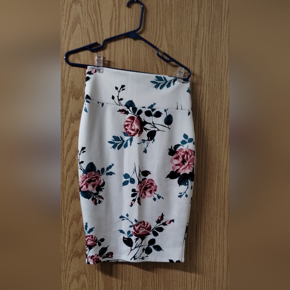 Floral Pencil Skirt